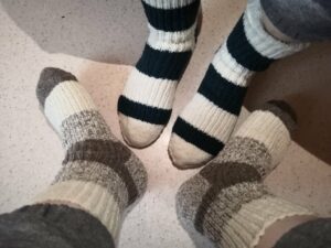 Et si on tricotait des chaussettes ? Itinérance au Fil de l'Herbe