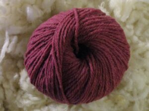 FLOCKY – Pelote de laine mérinos pure framboise