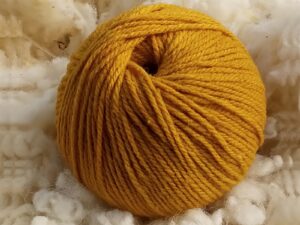 FLOCKY – Pelote de laine mérinos – Coloris seigle