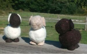 Mouton en feutre